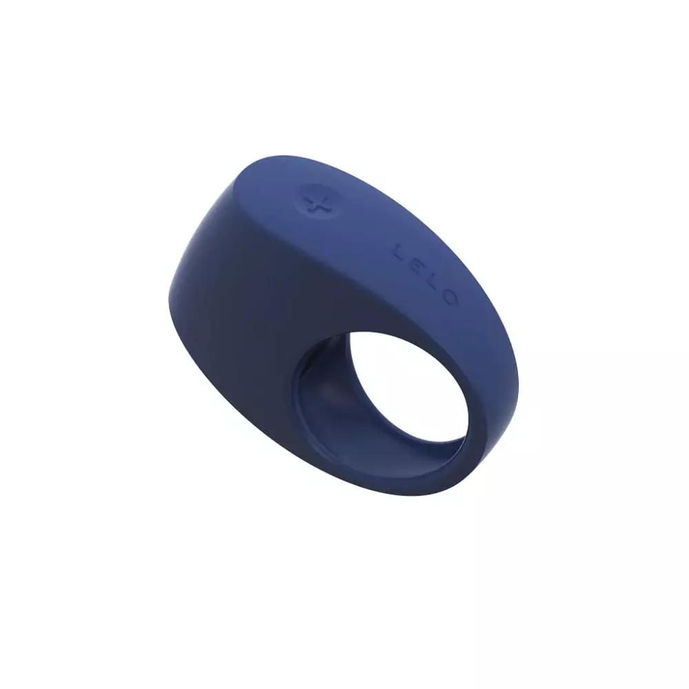 Lelo Tor 3 Couples Vibrating Cock Ring with APP Control In Blue